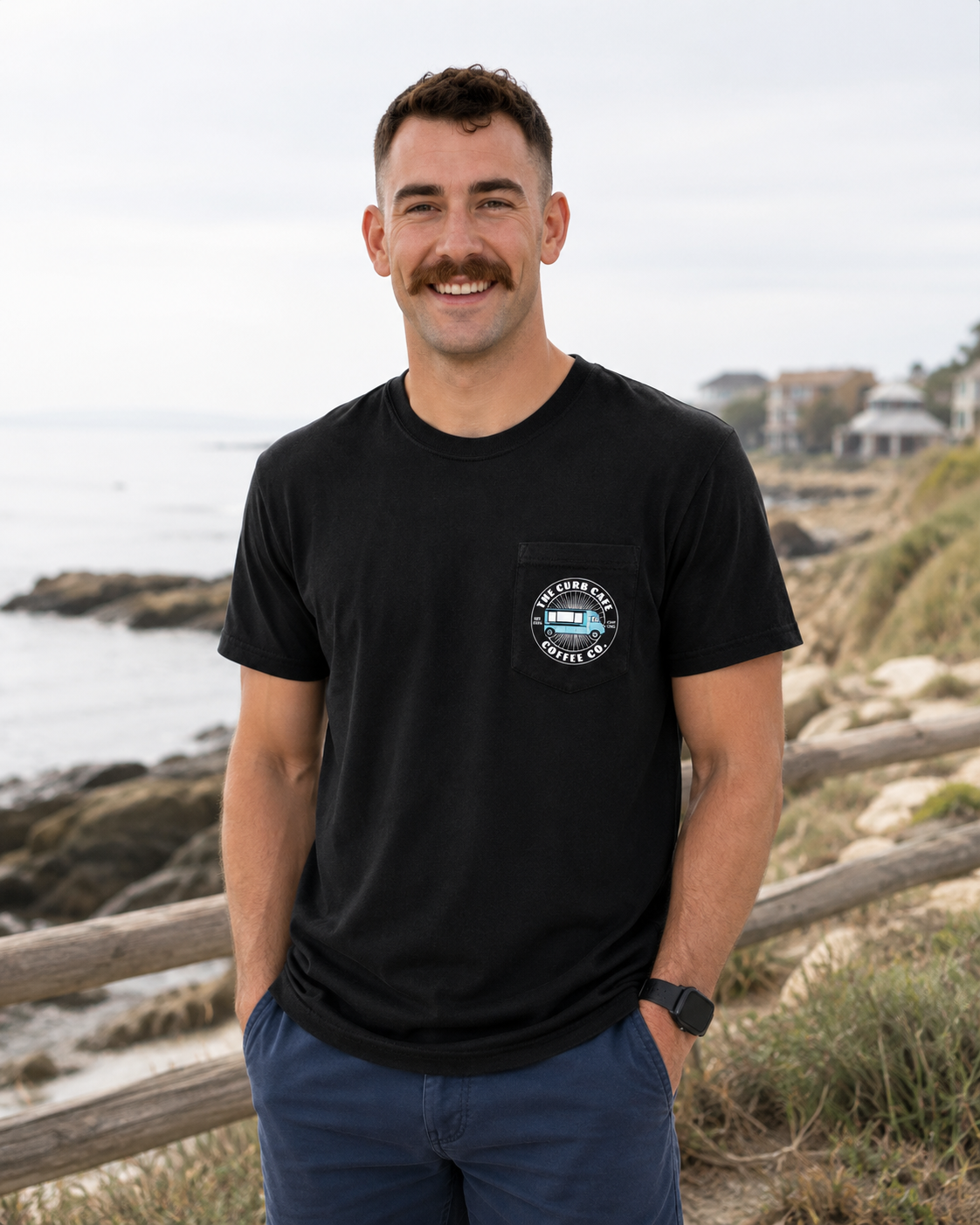 The Curb Cafe Pocket Tee - Image 3